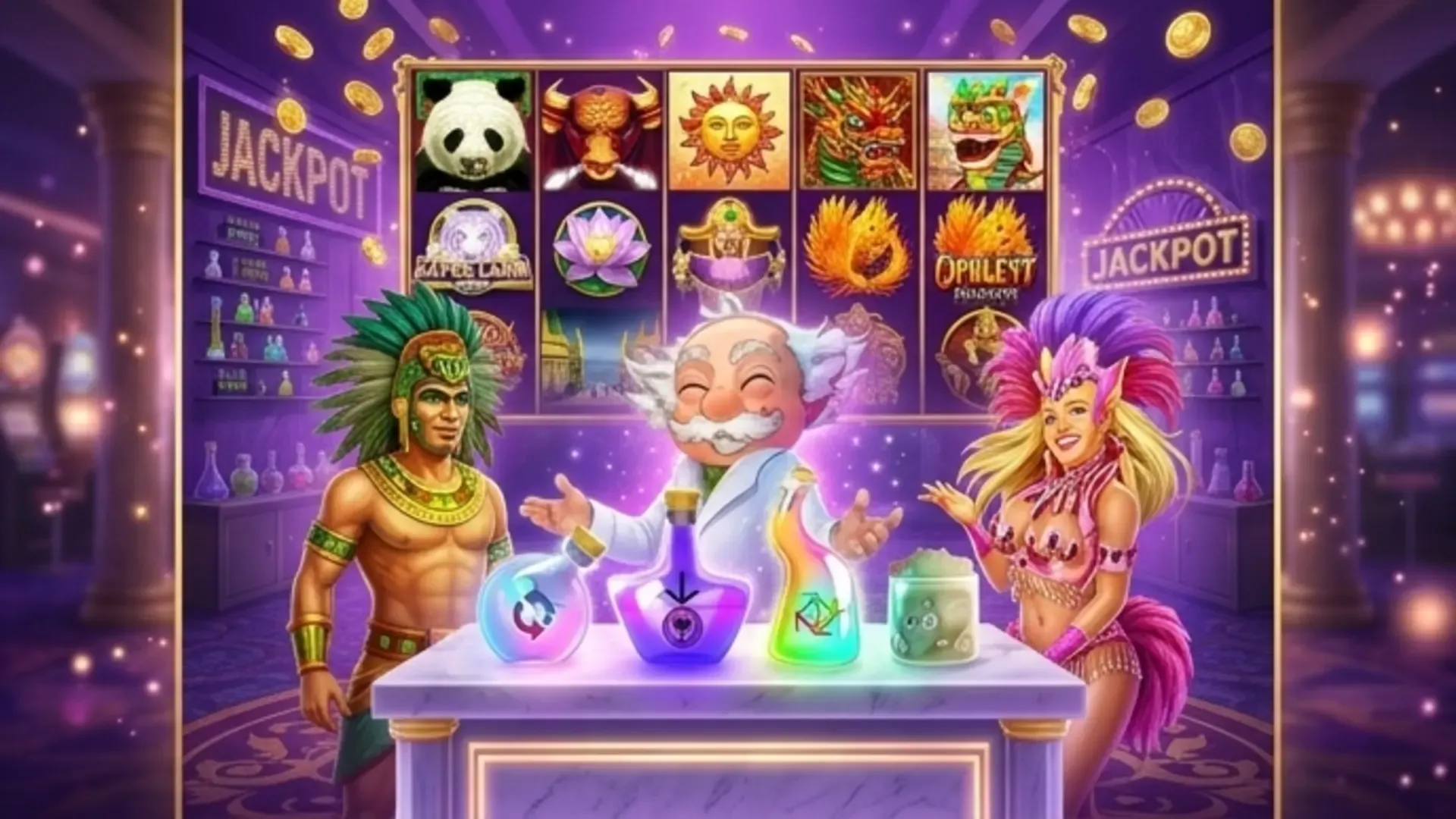 Madnix Casino potions magiques jackpot machine à sous